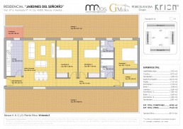 plano vivienda 5 señorio de illescas - mrdos proyectos, arquitectura y construcción
