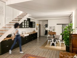 Cambio de uso, cocina loft en Madrid - mrdos proyectos, arquitectura y construcción