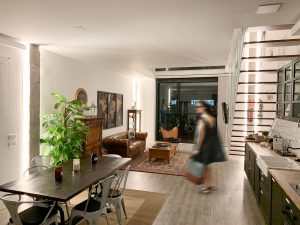 Cambio de uso, salón loft en Madrid - mrdos proyectos, arquitectura y construcción